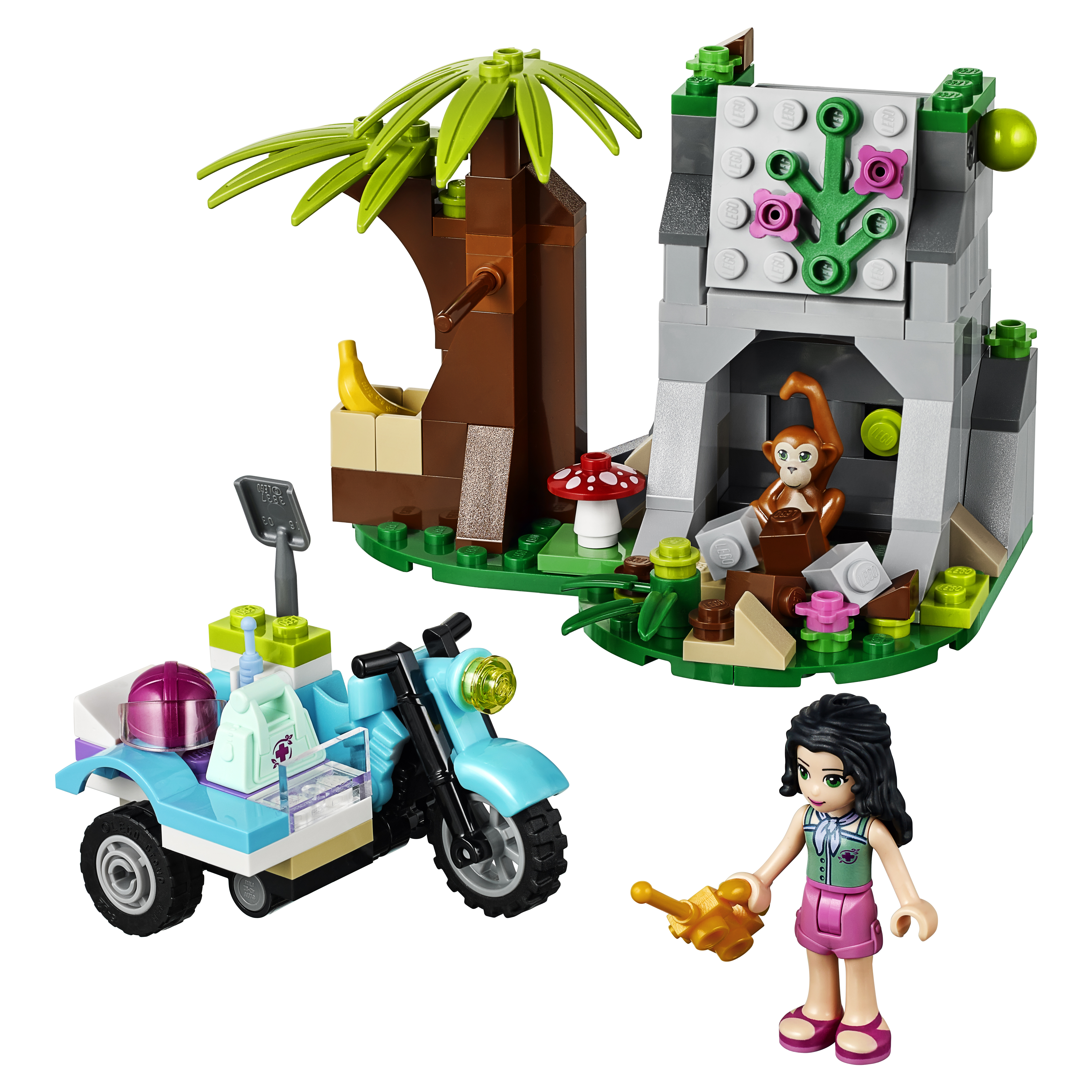 Конструктор LEGO Friends Джунгли: Мотоцикл скорой помощи (41032)