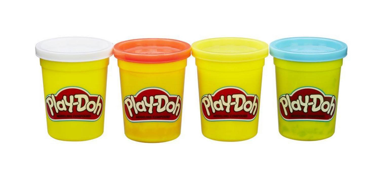 Масса для лепки Play-doh набор 4 банки