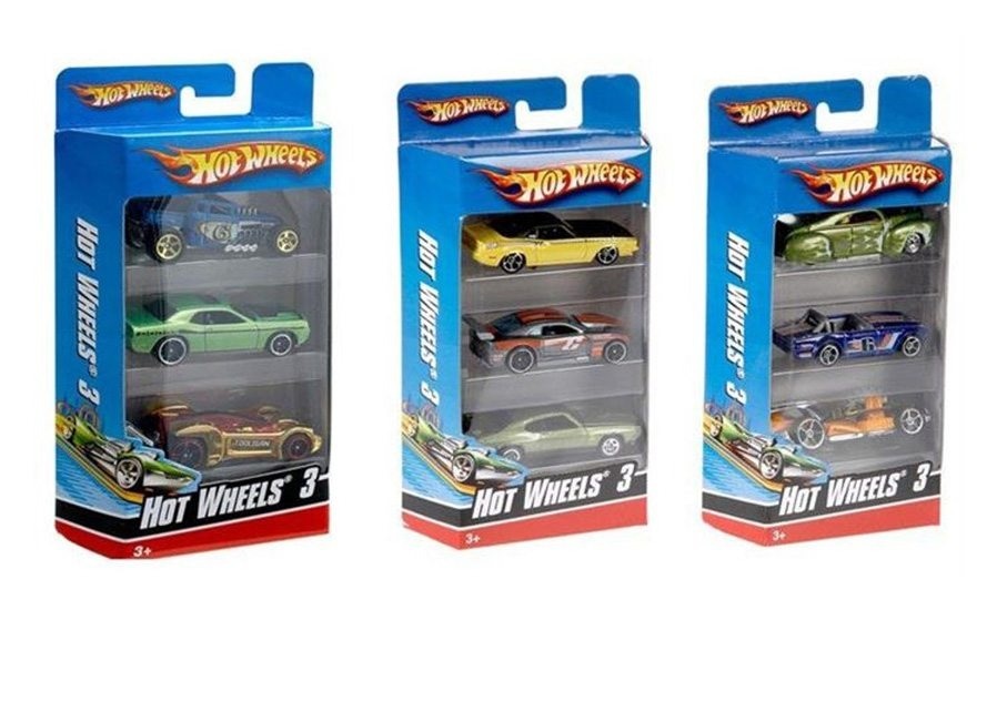 Набор пластиковых машинок Hot Wheels®(Цена указана за 1 набор) , K5904 FJM25