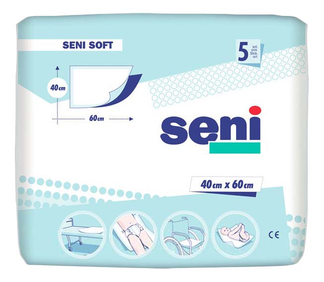 Пеленки Seni Soft 60x60 см 5 шт.